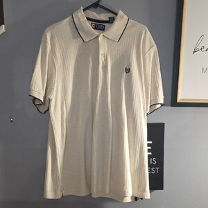 Chaps Men's Polo Shirt in Cream